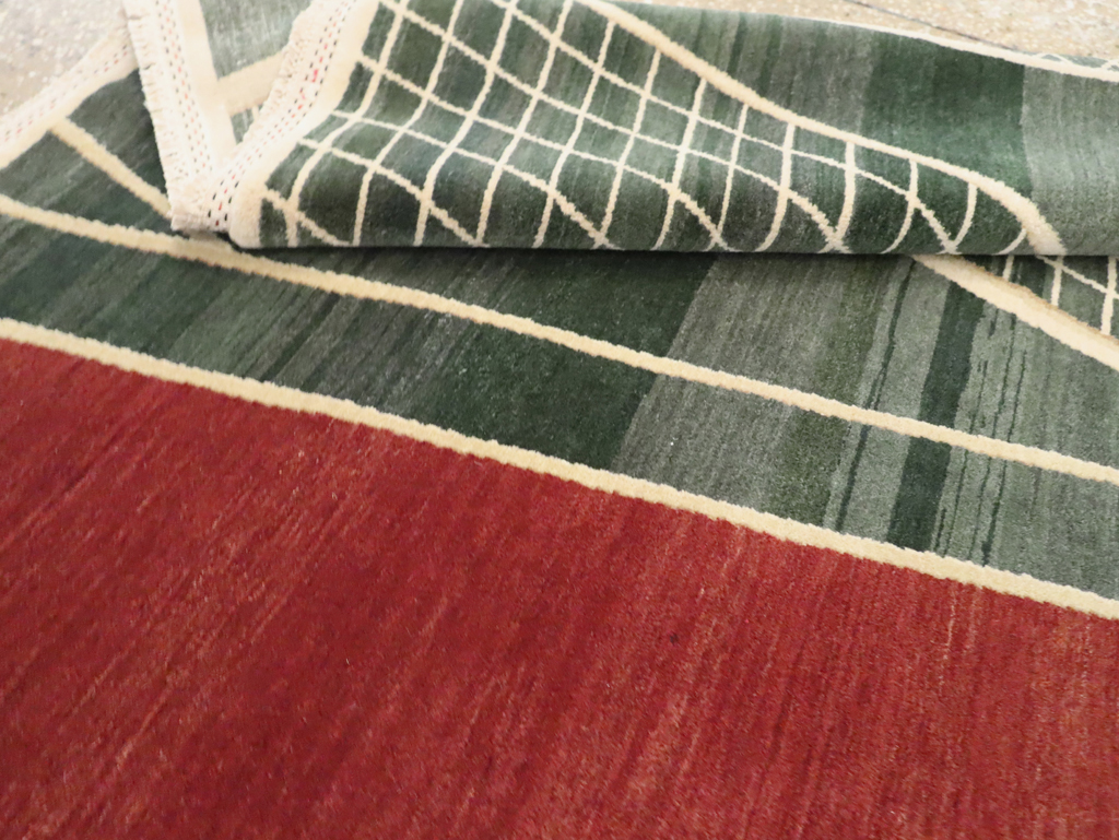 Modern Persian Tabriz Pictorial Rug (Pair: 1 of 2), No.29763 - Galerie Shabab