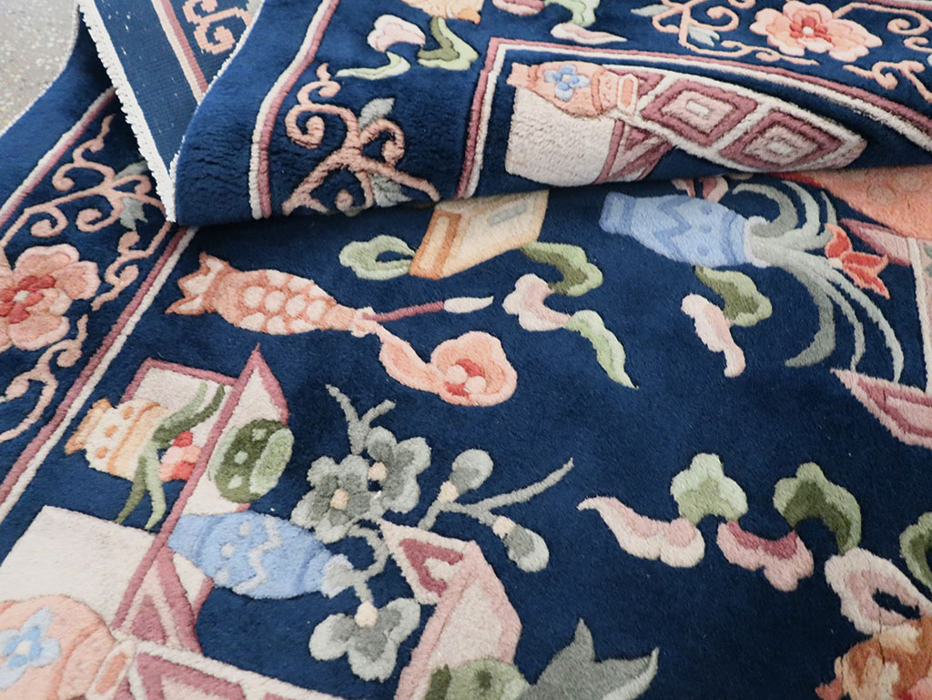 Vintage Chinese Carpet, No.29775 - Galerie Shabab