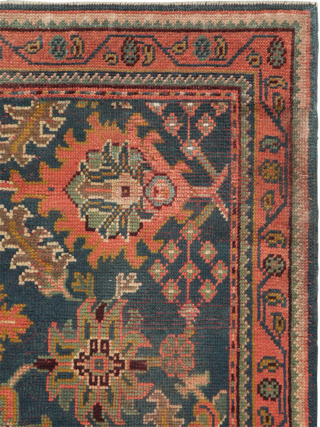 Antique Turkish Oushak Throw Rug, No.29779 - Galerie Shabab