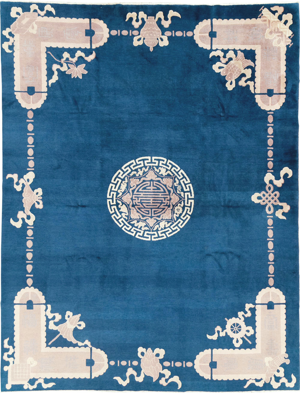 Vintage Chinese Peking Carpet, No.29781 - Galerie Shabab