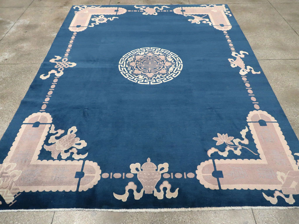Vintage Chinese Peking Carpet, No.29781 - Galerie Shabab