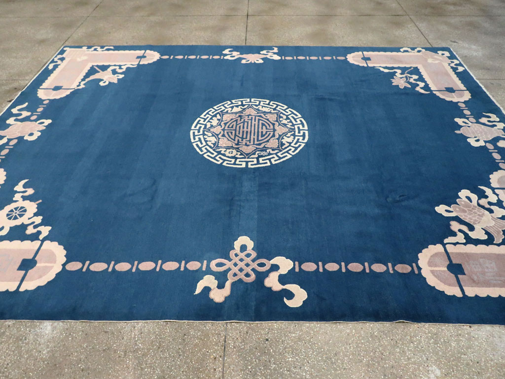 Vintage Chinese Peking Carpet, No.29781 - Galerie Shabab