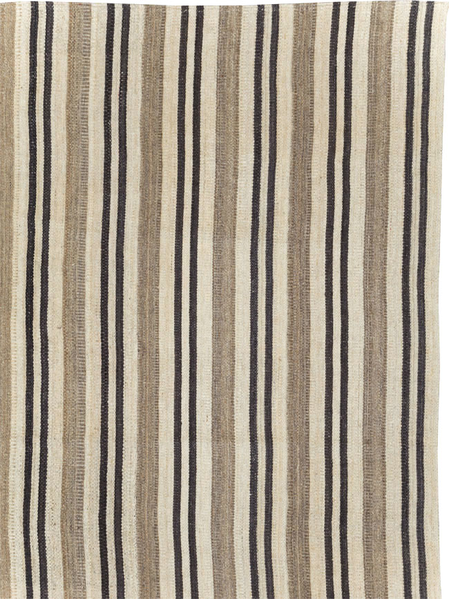 Modern Turkish Oversize Flatweave, No.29787 - Galerie Shabab