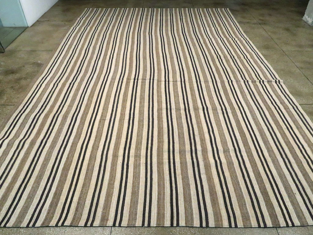 Modern Turkish Oversize Flatweave, No.29787 - Galerie Shabab