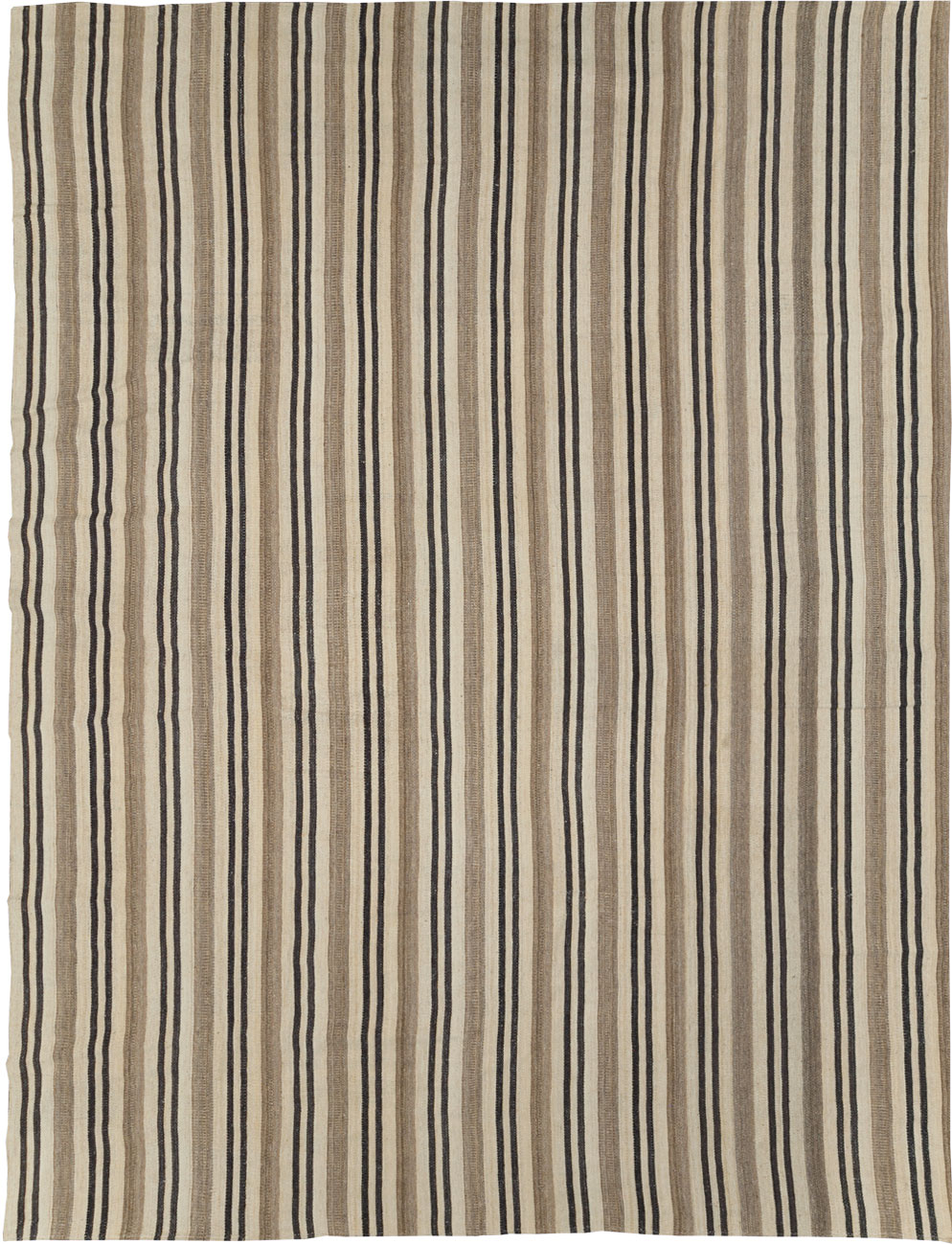 Modern Persian Flatweave Kilim Large Room Size Carpet, No.29788 - Galerie Shabab