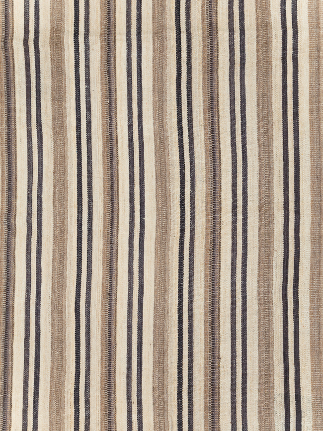 Modern Turkish Flatweave Kilim Room Size Carpet, No.29791 - Galerie Shabab