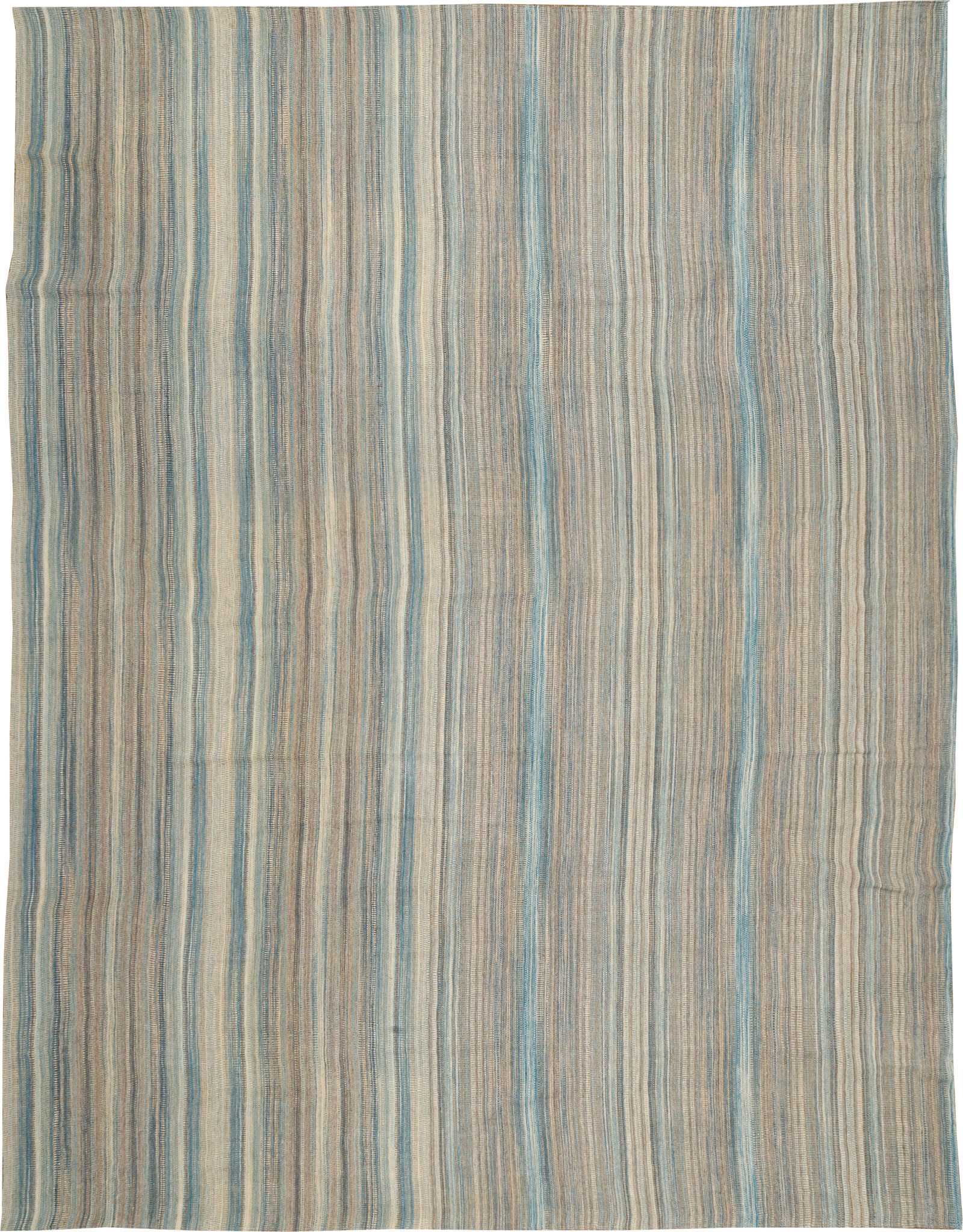 Modern Turkish Oversize Flatweave, No.29792 - Galerie Shabab