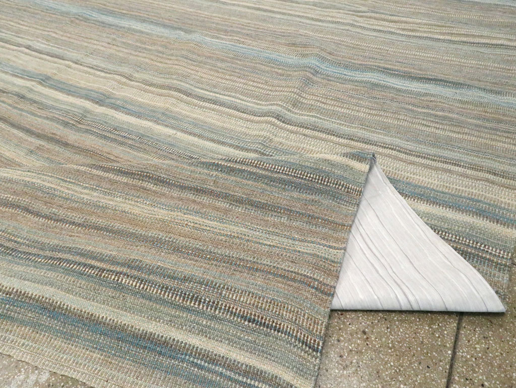 Modern Turkish Oversize Flatweave, No.29792 - Galerie Shabab