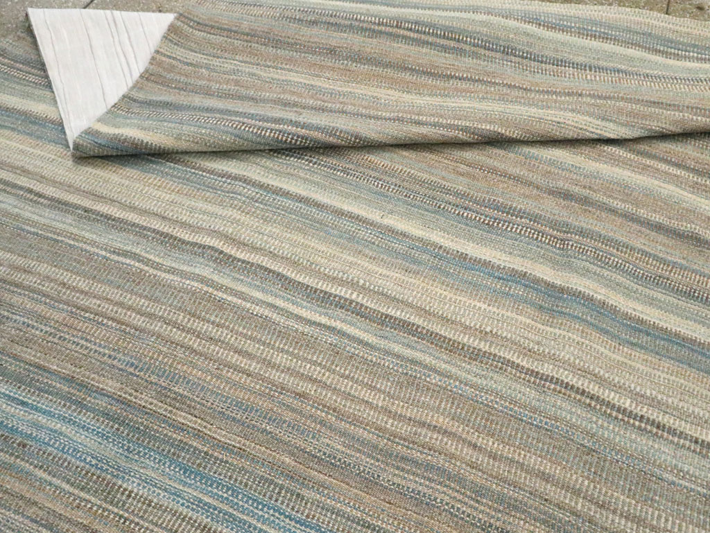 Modern Turkish Oversize Flatweave, No.29792 - Galerie Shabab