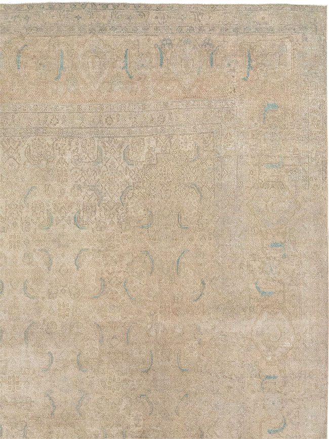 Vintage Persian Mahal Room Size Carpet, No.29794 - Galerie Shabab