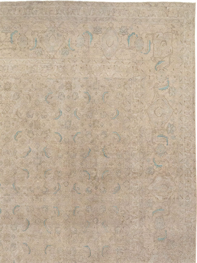 Vintage Persian Mahal Room Size Carpet, No.29794 - Galerie Shabab