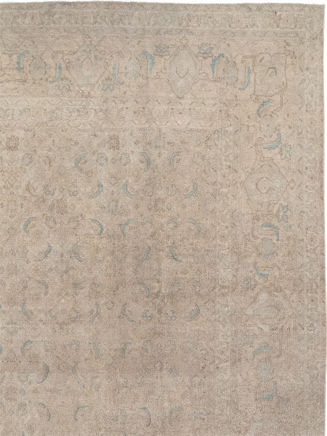 Vintage Persian Mahal Room Size Carpet, No.29794 - Galerie Shabab