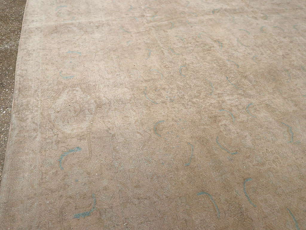 Vintage Persian Mahal Room Size Carpet, No.29794 - Galerie Shabab