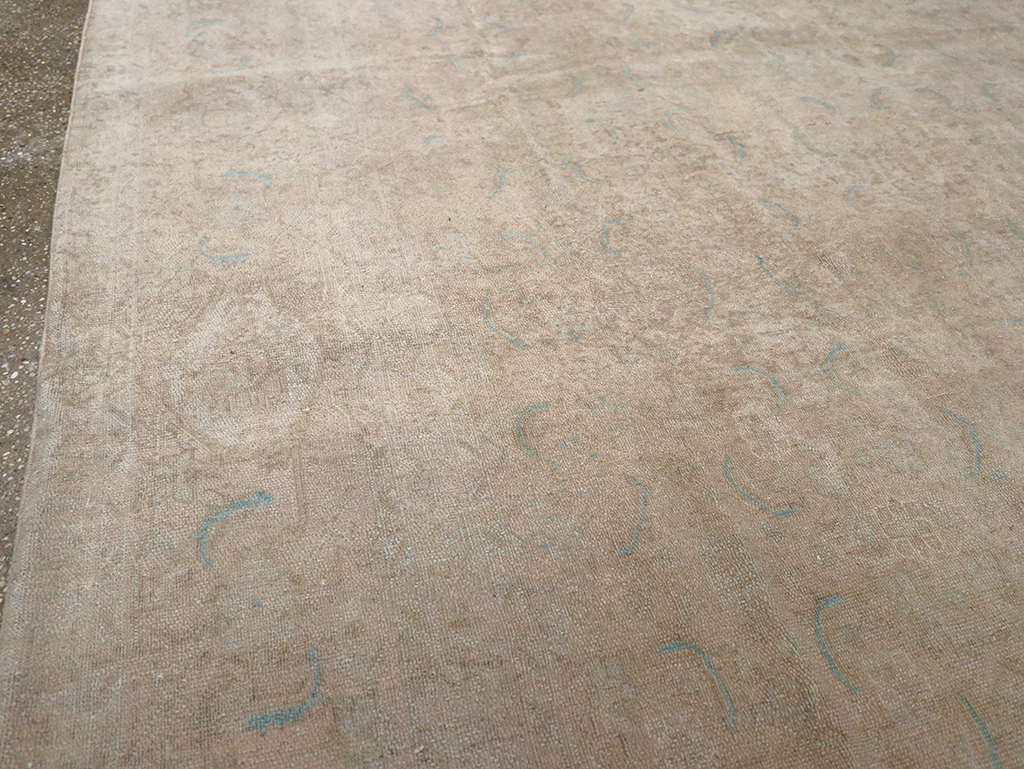 Vintage Persian Mahal Room Size Carpet, No.29794 - Galerie Shabab