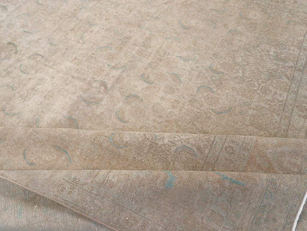 Vintage Persian Mahal Room Size Carpet, No.29794 - Galerie Shabab