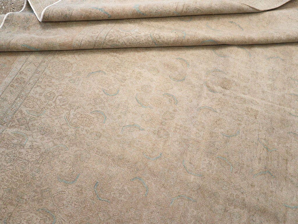 Vintage Persian Mahal Room Size Carpet, No.29794 - Galerie Shabab