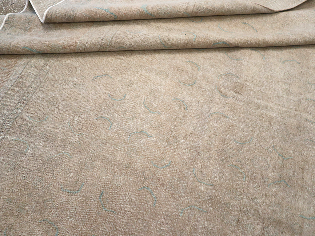 Vintage Persian Mahal Room Size Carpet, No.29794 - Galerie Shabab