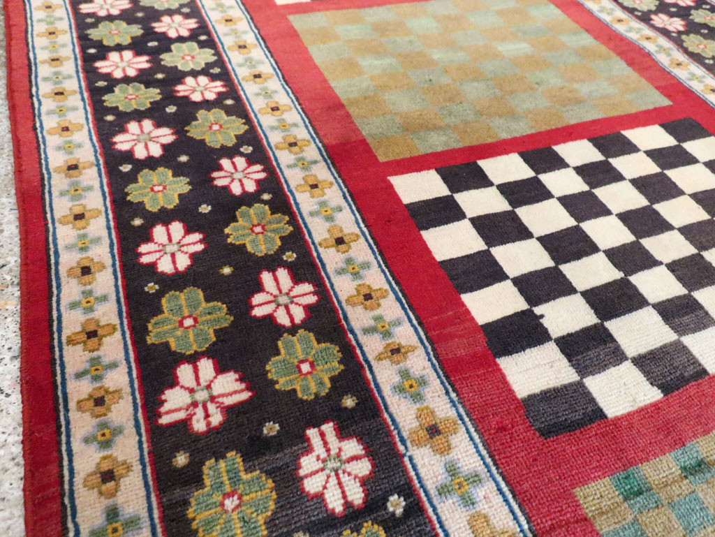 Vintage Persian Mahal Rug, No.29796 - Galerie Shabab