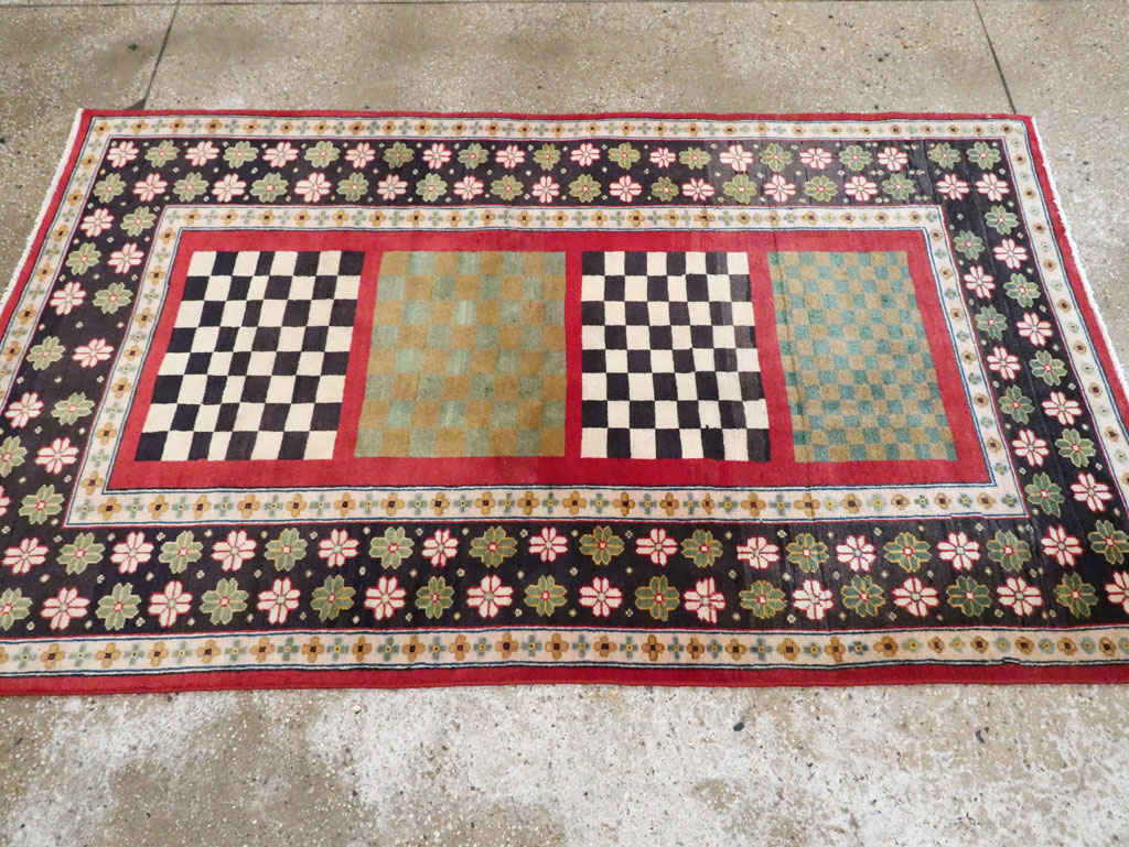 Vintage Persian Mahal Rug, No.29796 - Galerie Shabab