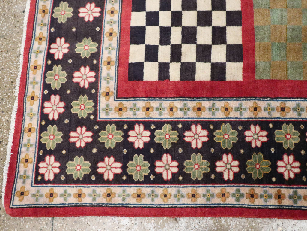 Vintage Persian Mahal Rug, No.29796 - Galerie Shabab