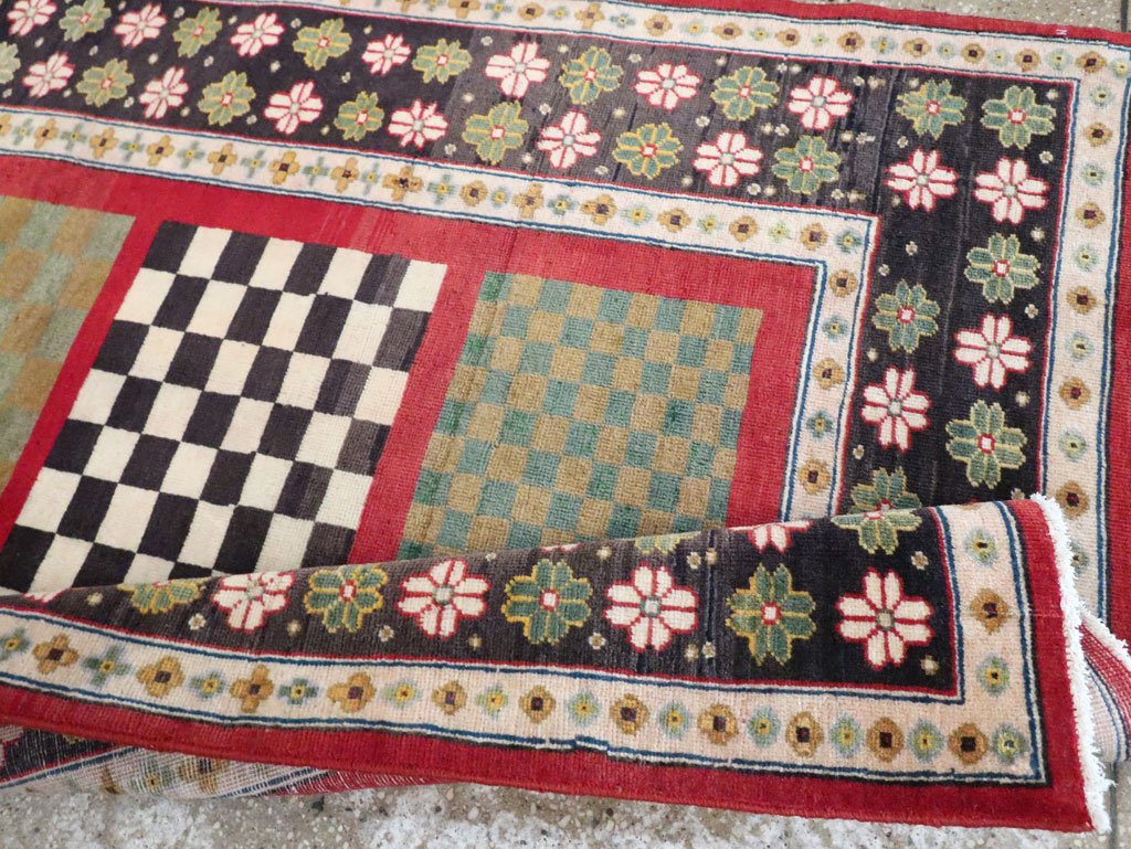 Vintage Persian Mahal Rug, No.29796 - Galerie Shabab