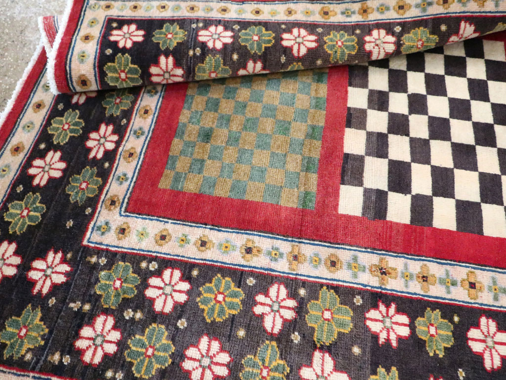 Vintage Persian Mahal Rug, No.29796 - Galerie Shabab