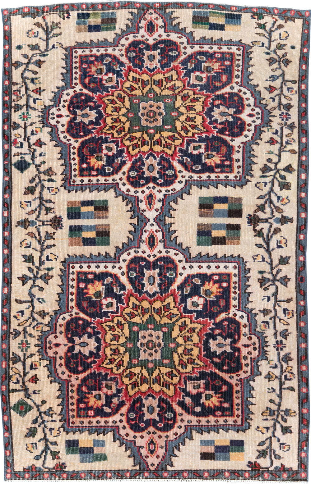 Vintage Turkish Anatolian Throw Rug, No.29801 - Galerie Shabab