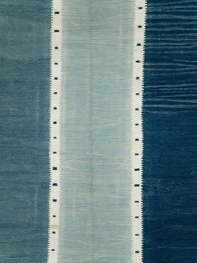 Swedish Inspired Contemporary Turkish Flat-Weave Kilim, No.29804 - Galerie Shabab