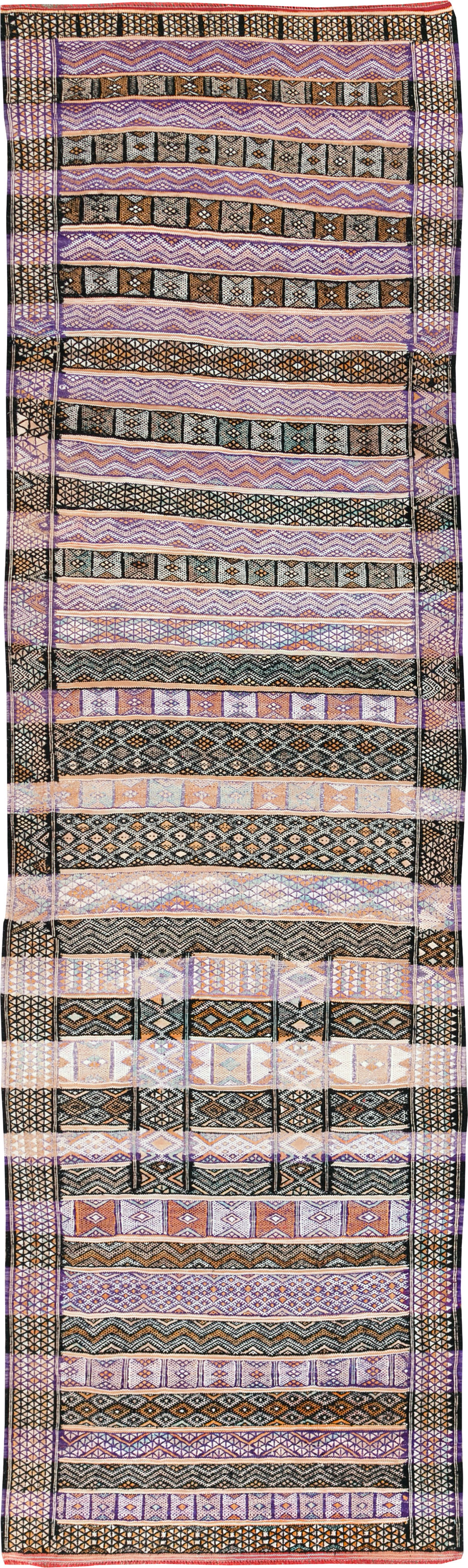 Vintage Moroccan Flatweave, No.29805 - Galerie Shabab