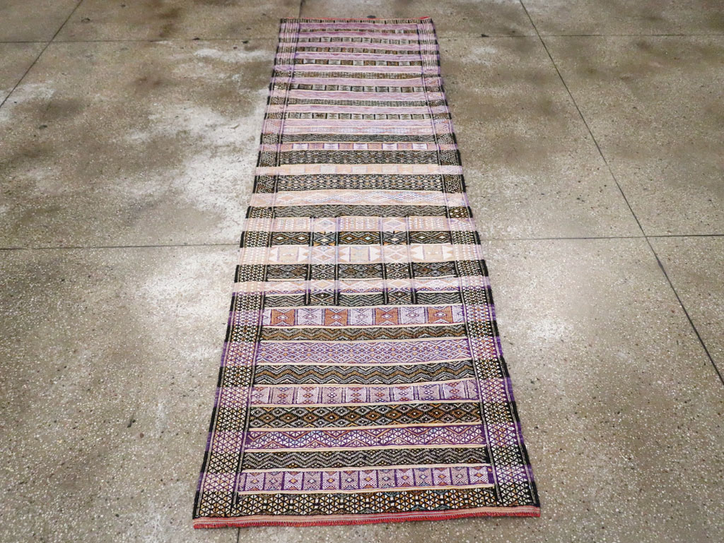 Vintage Moroccan Flatweave, No.29805 - Galerie Shabab