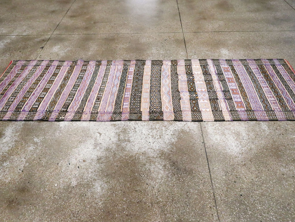 Vintage Moroccan Flatweave, No.29805 - Galerie Shabab