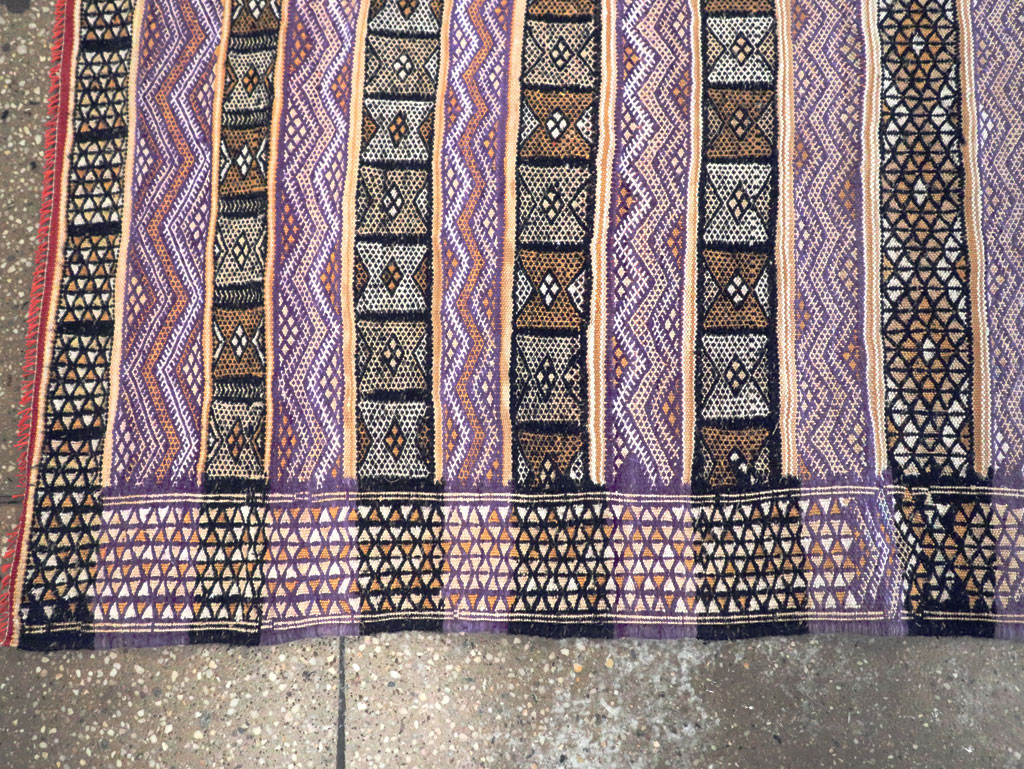 Vintage Moroccan Flatweave, No.29805 - Galerie Shabab
