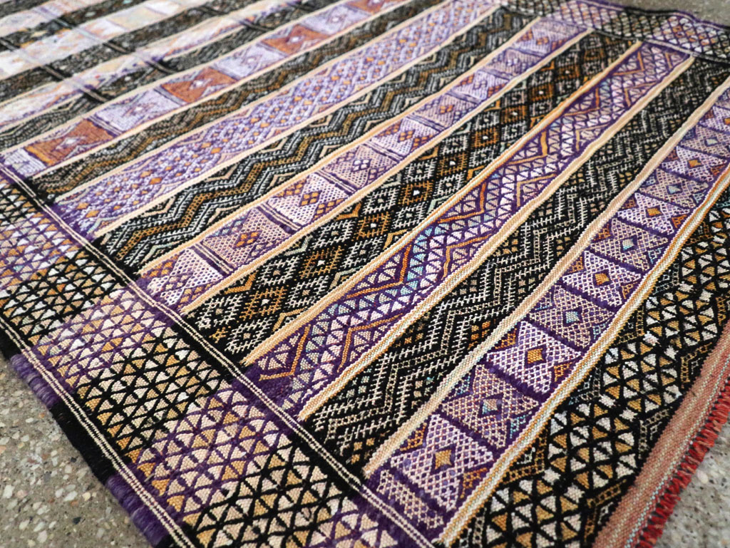 Vintage Moroccan Flatweave, No.29805 - Galerie Shabab