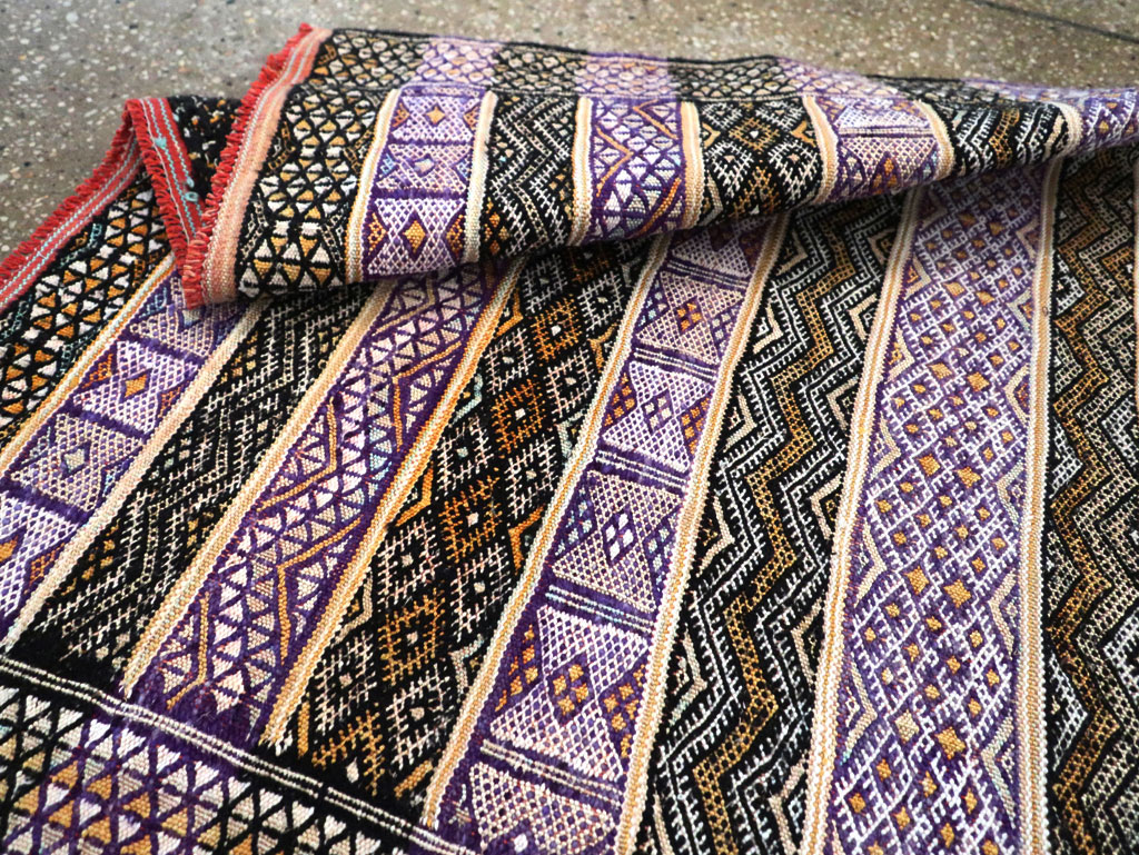 Vintage Moroccan Flatweave, No.29805 - Galerie Shabab