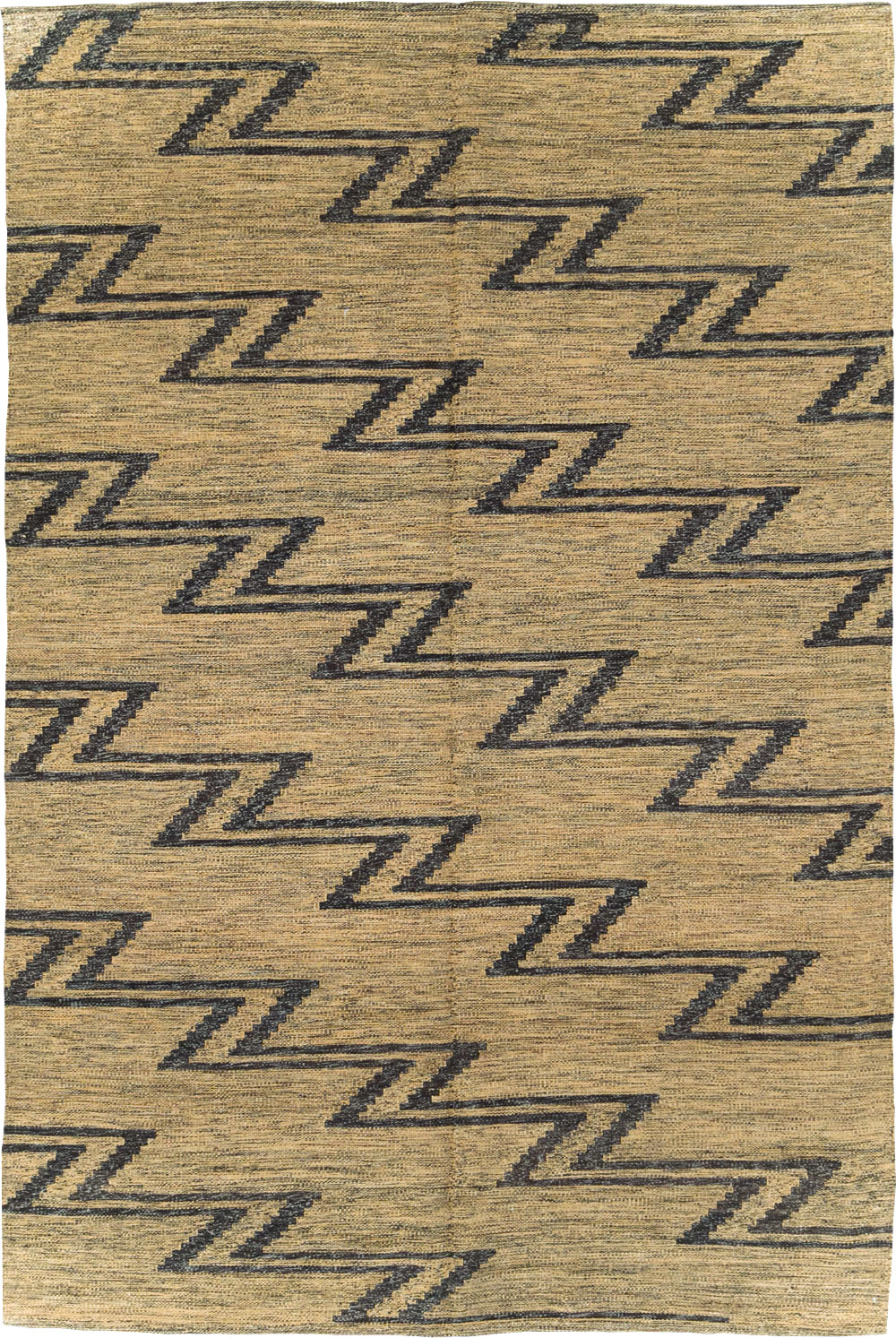 Contemporary Turkish Flatweave Kilim Accent Rug, No.29808 - Galerie Shabab