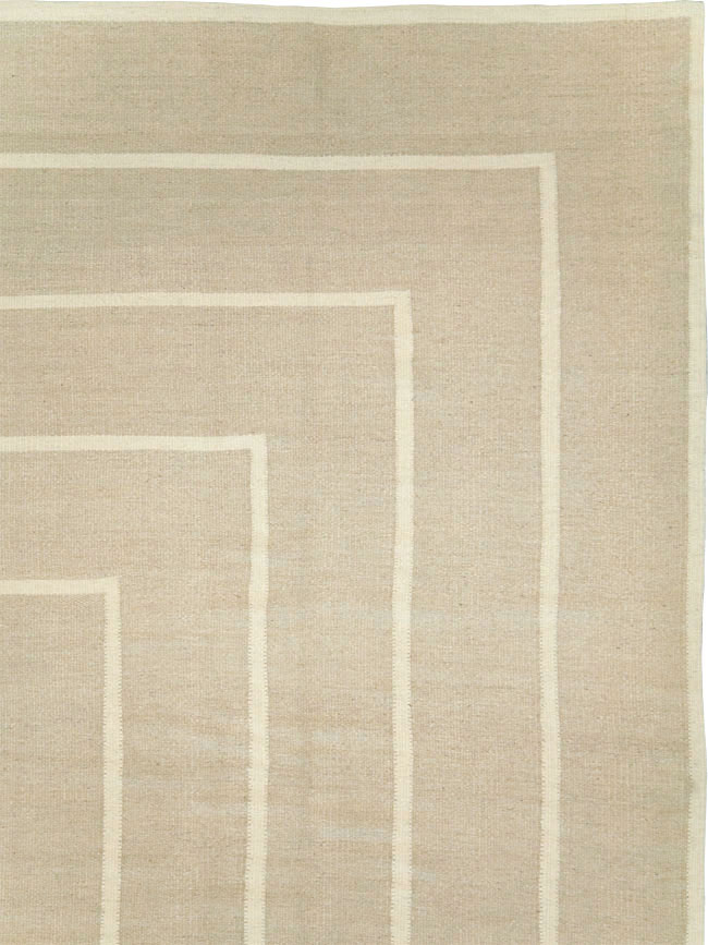 Contemporary Turkish Flatweave, No.29813 - Galerie Shabab