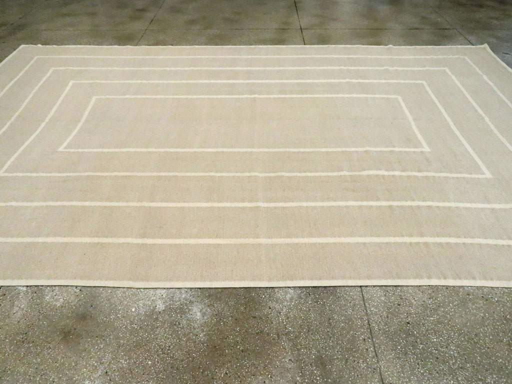 Contemporary Turkish Flatweave, No.29813 - Galerie Shabab