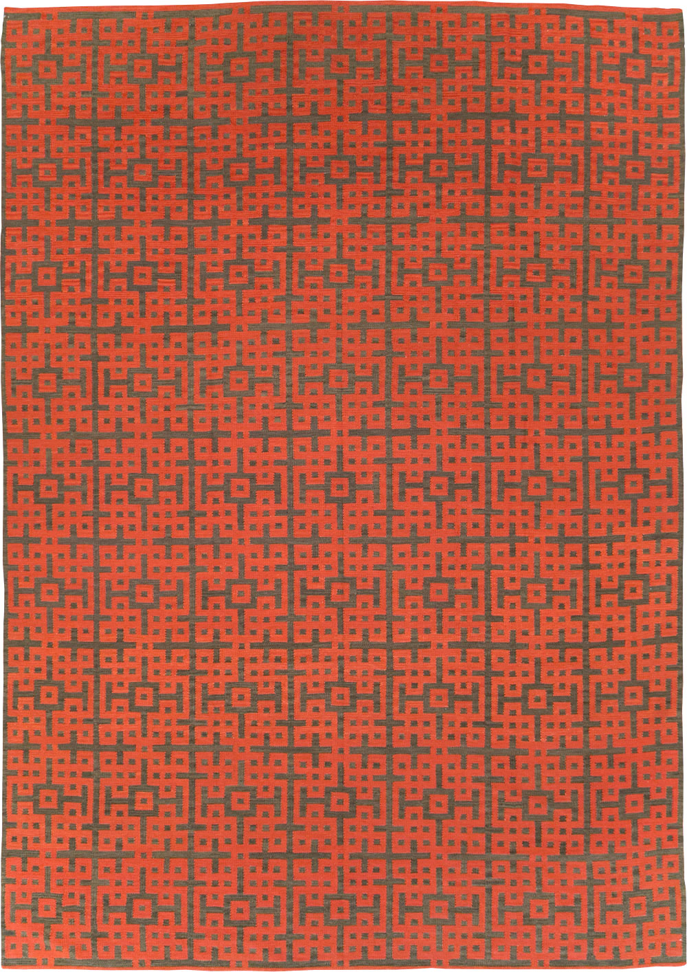 Contemporary Room Size Turkish Flatweave Kilim, No.29814 - Galerie Shabab