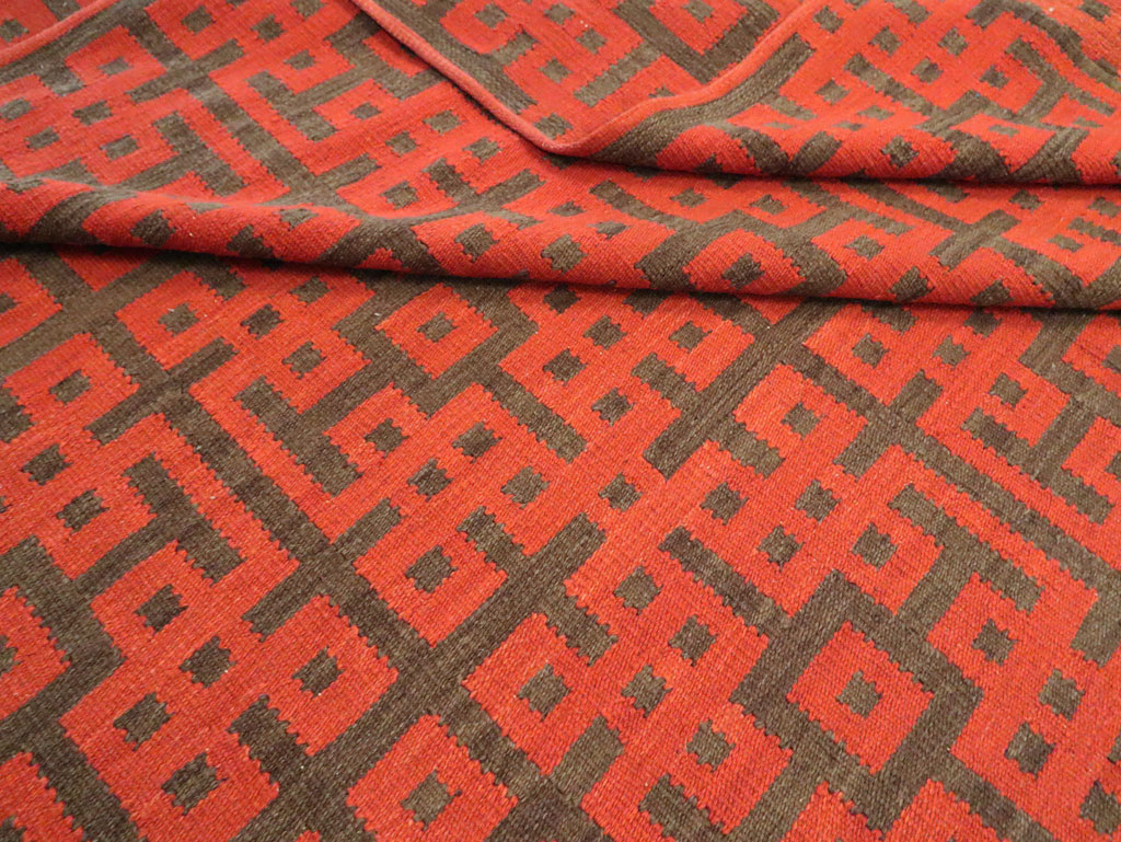 Contemporary Room Size Turkish Flatweave Kilim, No.29814 - Galerie Shabab
