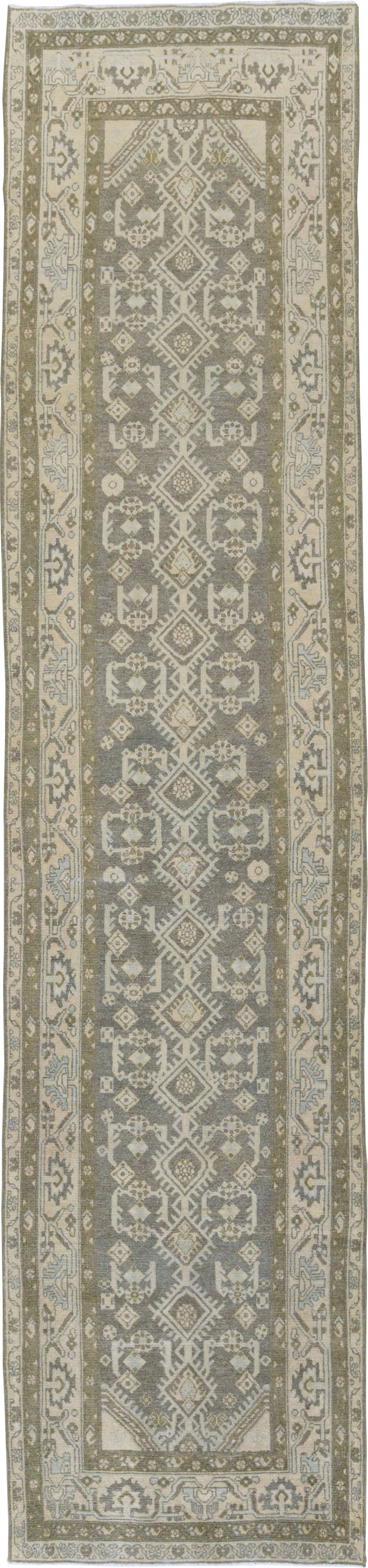 Vintage Persian Malayer Long Runner, No.29820 - Galerie Shabab