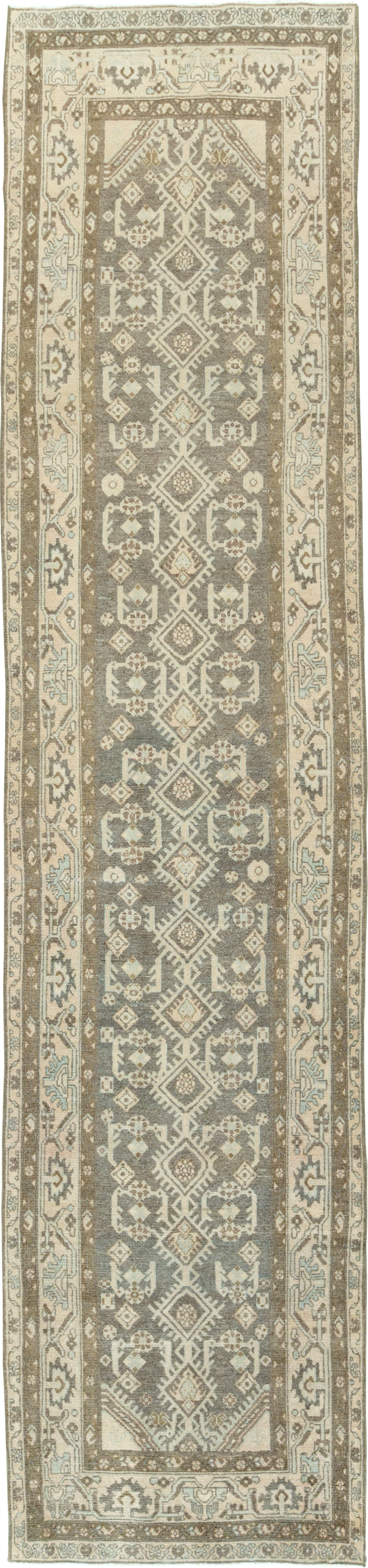 Vintage Persian Malayer Long Runner, No.29820 - Galerie Shabab