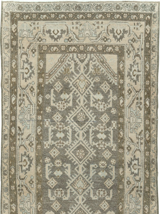 Vintage Persian Malayer Long Runner, No.29820 - Galerie Shabab