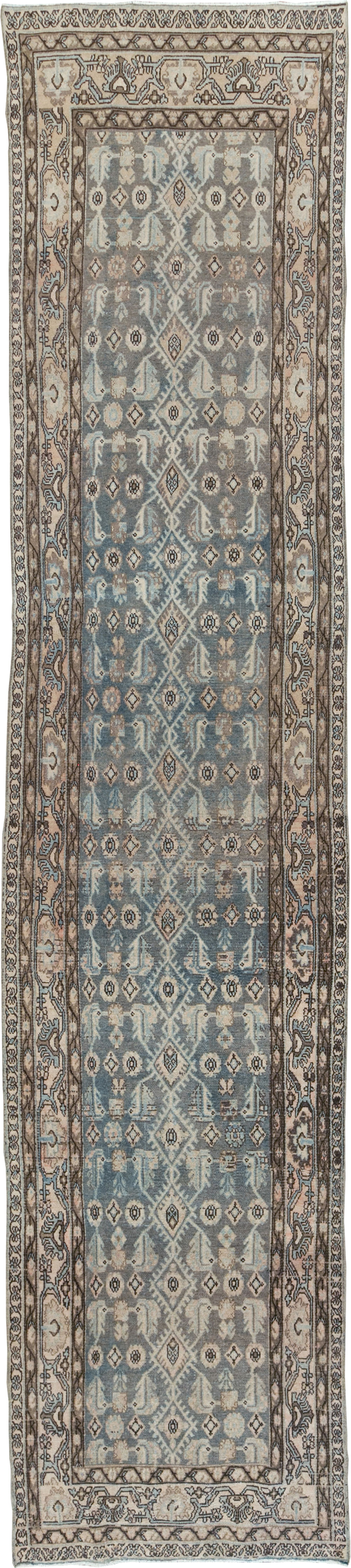 Vintage Persian Malayer Runner, No.29822 - Galerie Shabab
