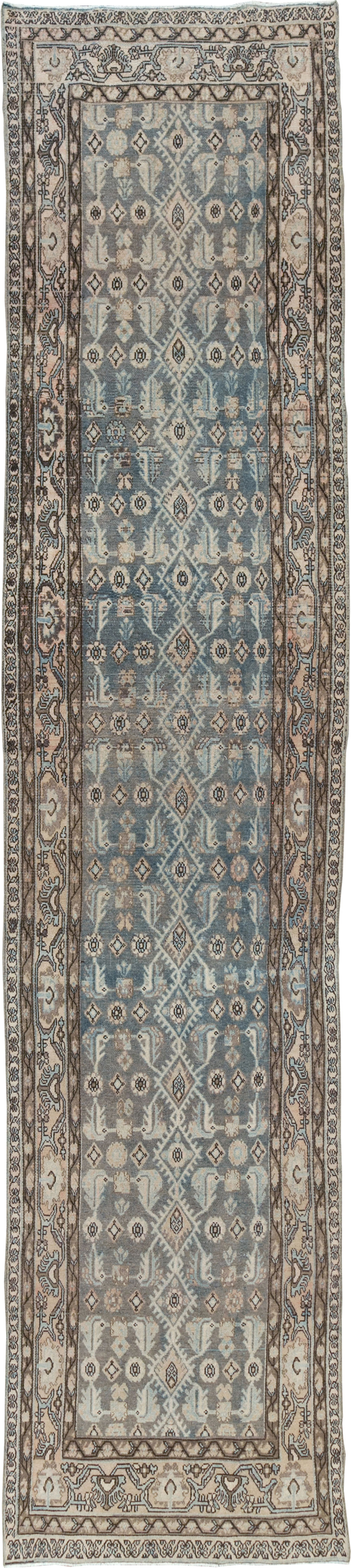 Vintage Persian Malayer Long Runner, No.29822 - Galerie Shabab