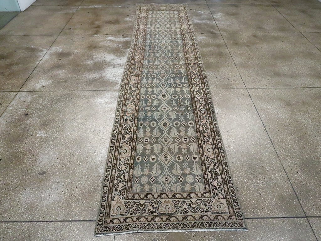 Vintage Persian Malayer Runner, No.29822 - Galerie Shabab