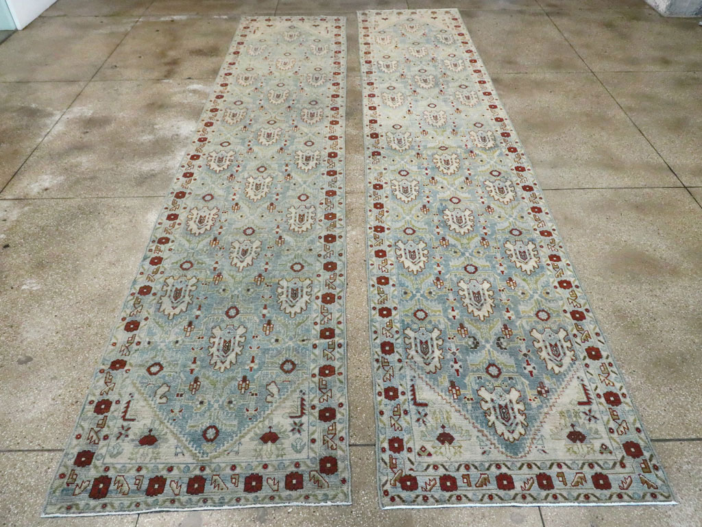 Vintage Persian Malayer Long Runner (Pair: 1 of 2), No.29823 - Galerie Shabab