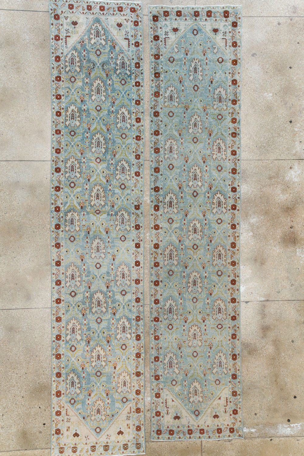 Vintage Persian Malayer Long Runner (Pair: 1 of 2), No.29823 - Galerie Shabab