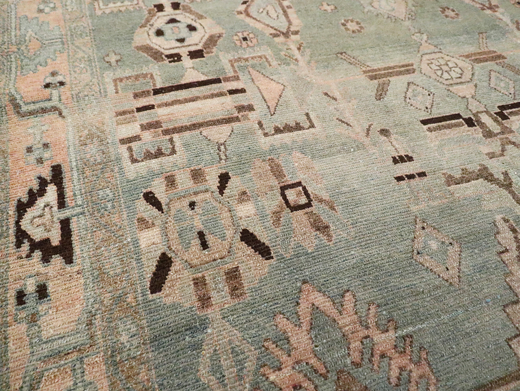 Vintage Persian Malayer Accent Rug, No.29826 - Galerie Shabab