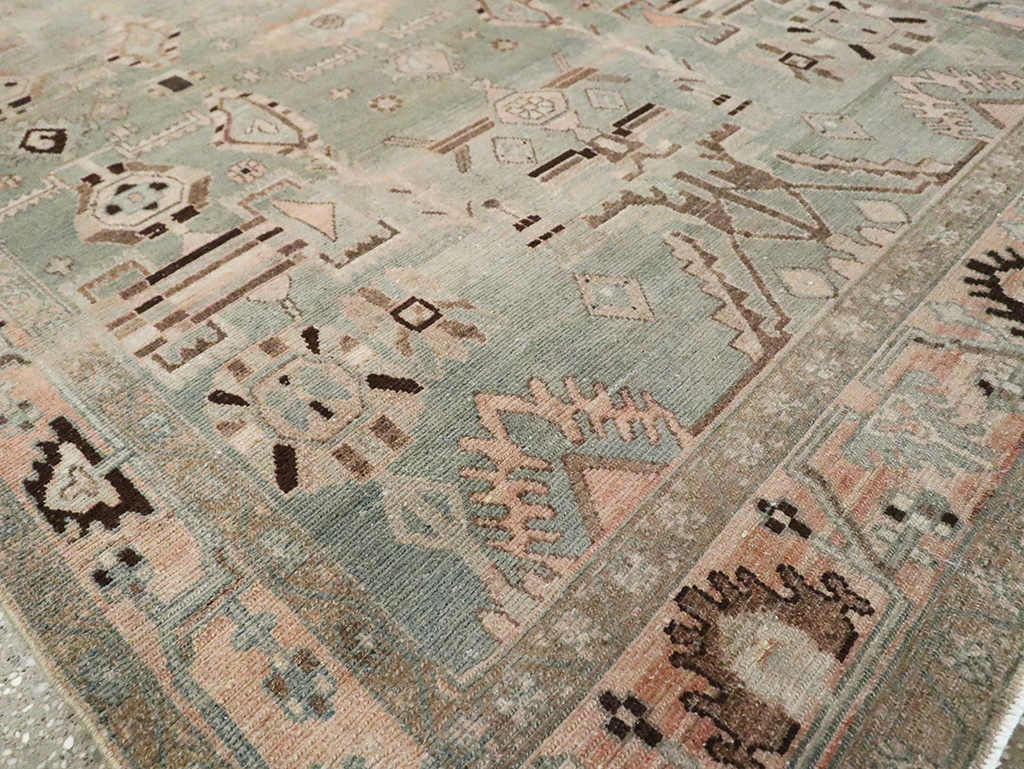 Vintage Persian Malayer Accent Rug, No.29826 - Galerie Shabab