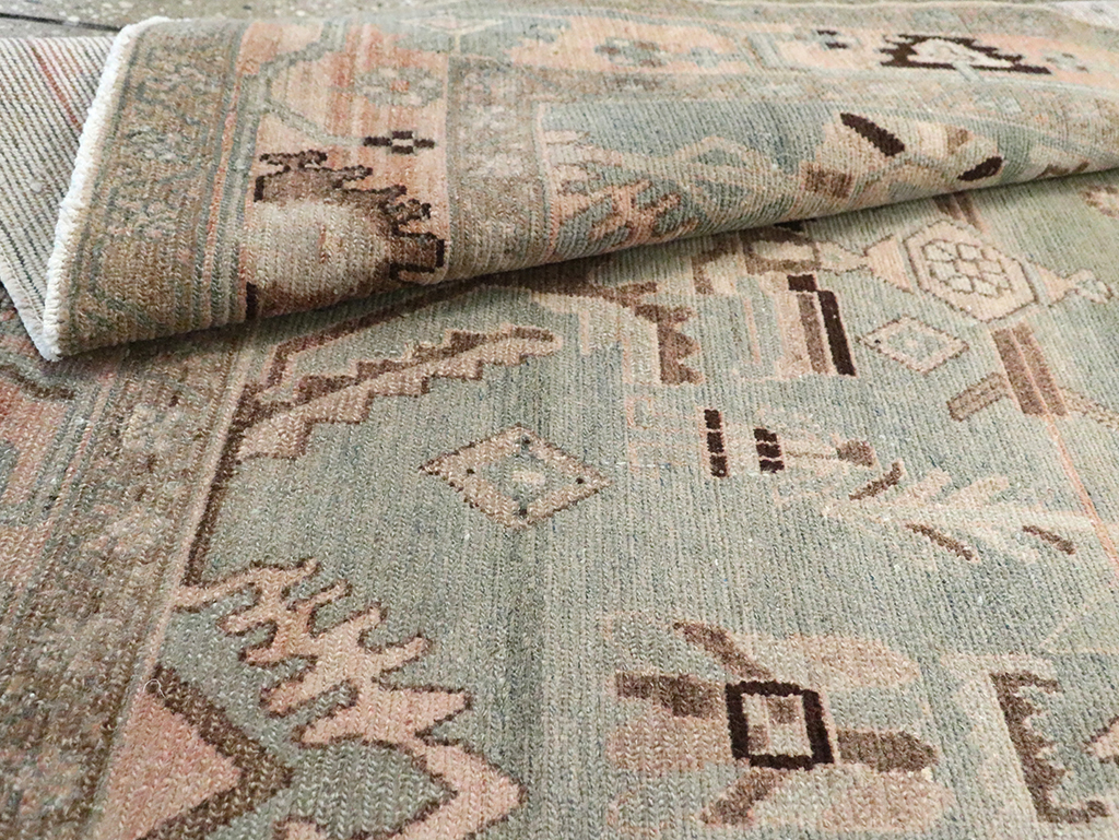 Vintage Persian Malayer Accent Rug, No.29826 - Galerie Shabab